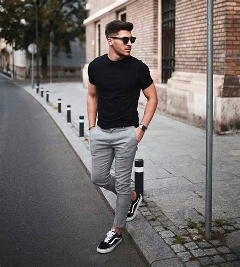 camisa preta look masculino